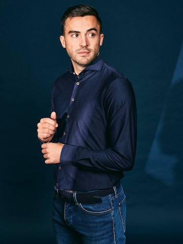 Suitable Regular fit Overhemd in Blauw