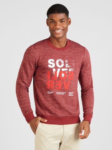 Sweat-shirt s.Oliver en rouge : devant