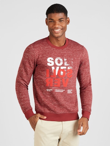 s.Oliver Sweatshirt in Rood: voorkant