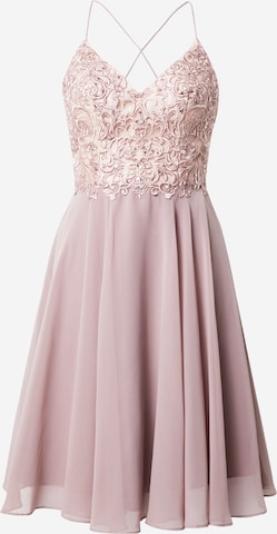 Robe de cocktail MAGIC NIGHTS en rose : devant