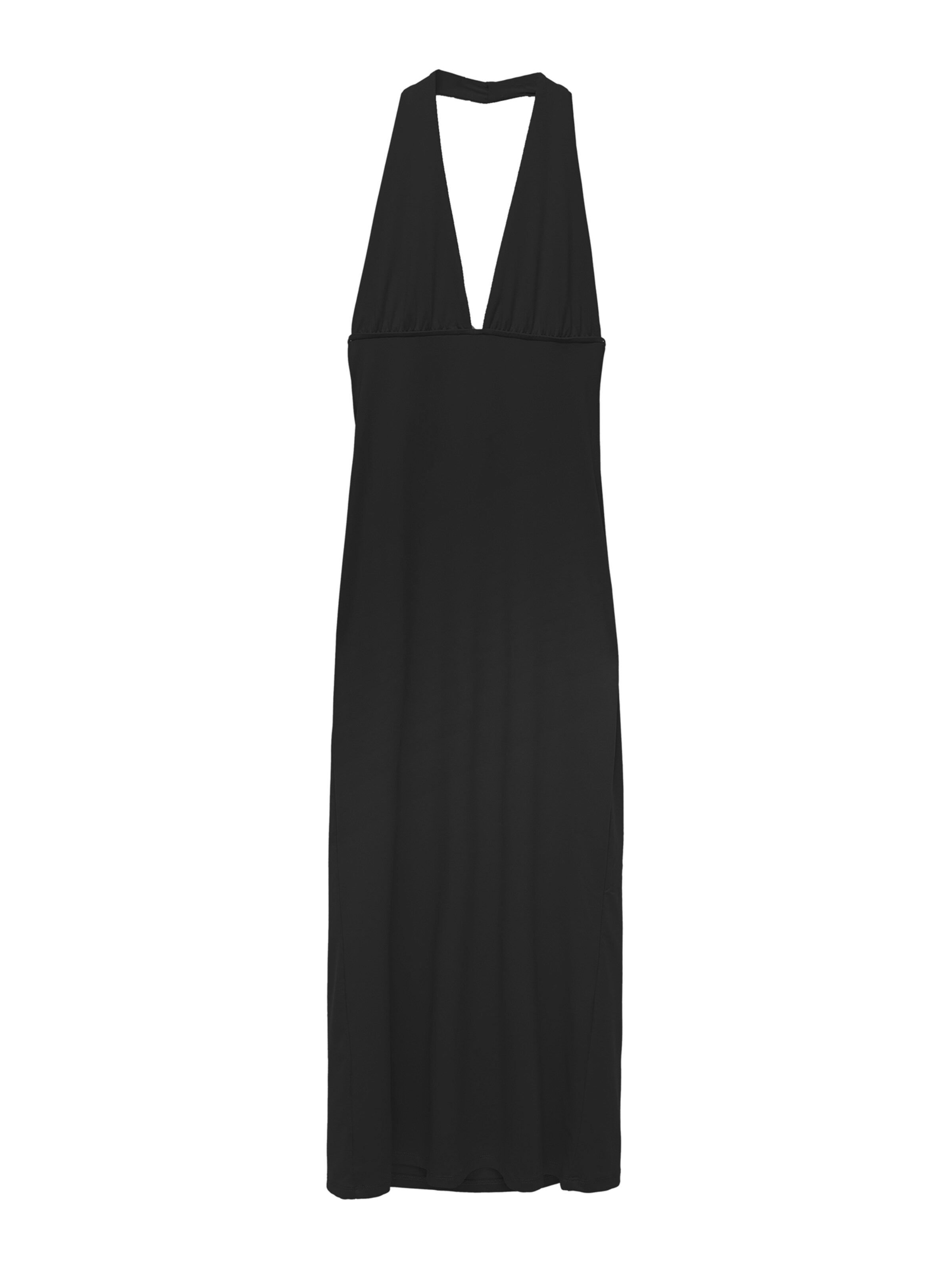 Pull&Bear Letnia sukienka w kolorze czarny: przód