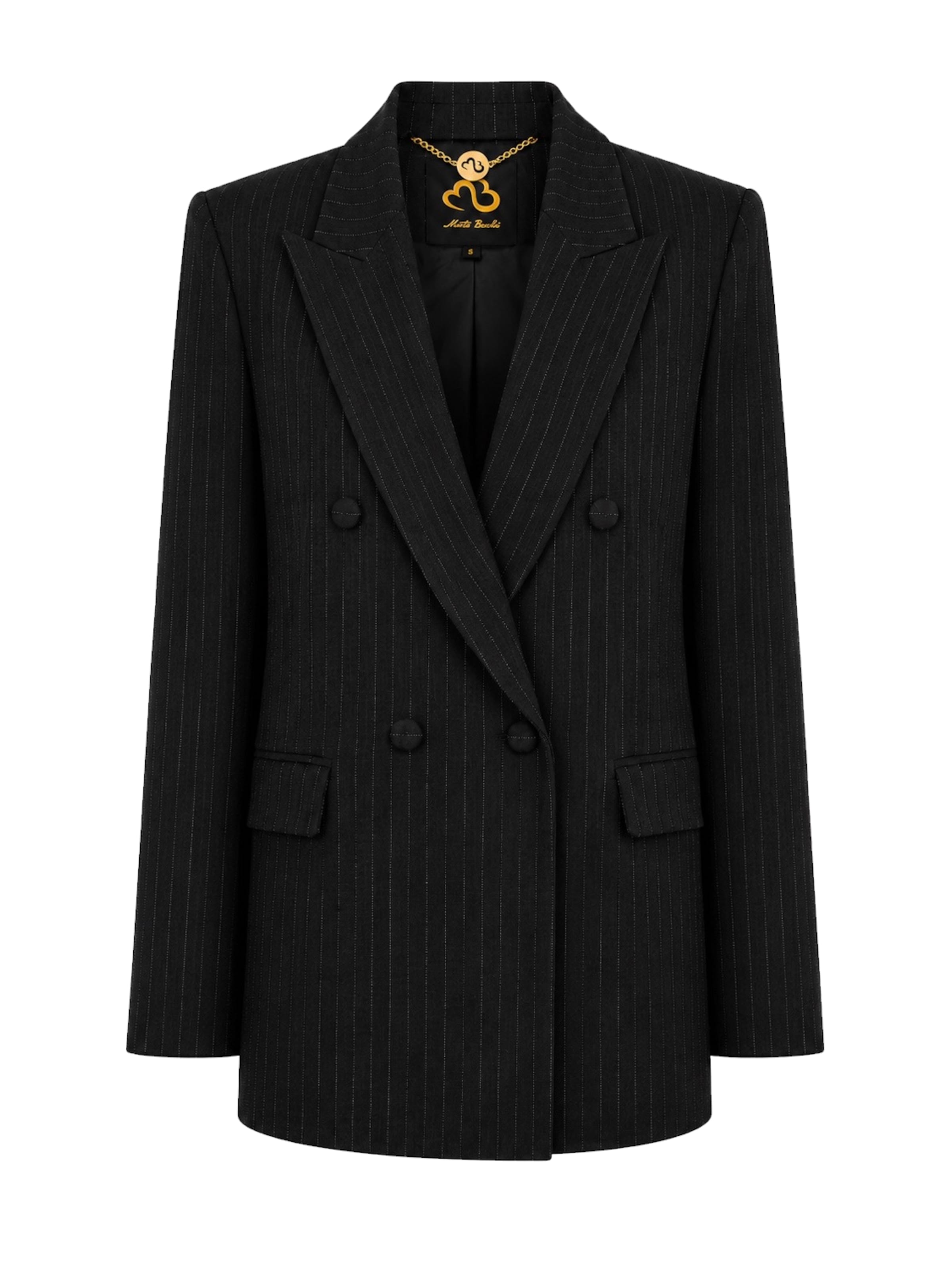 MB by Marta Buzolic Blazer in Black: front