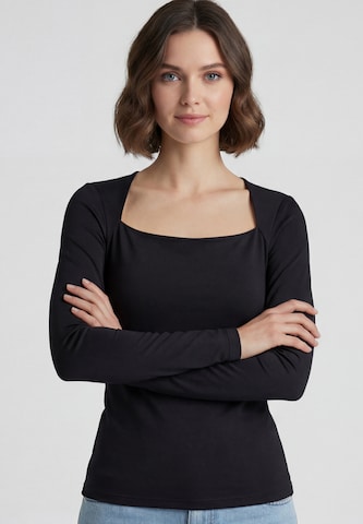 usha BLUE LABEL Shirt in Zwart