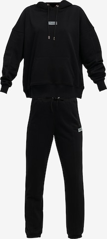 Survêtements Tom Barron en noir : devant