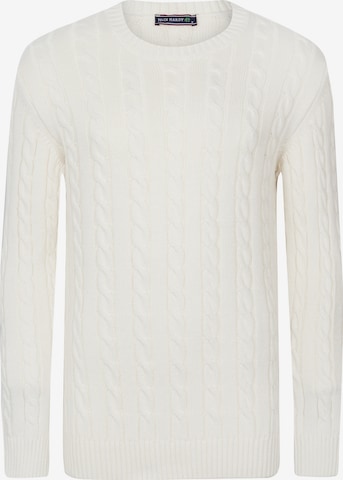 Pull-over Felix Hardy en blanc : devant
