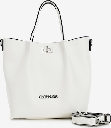 Borsa a spalla di CAFè NOIR in bianco: frontale