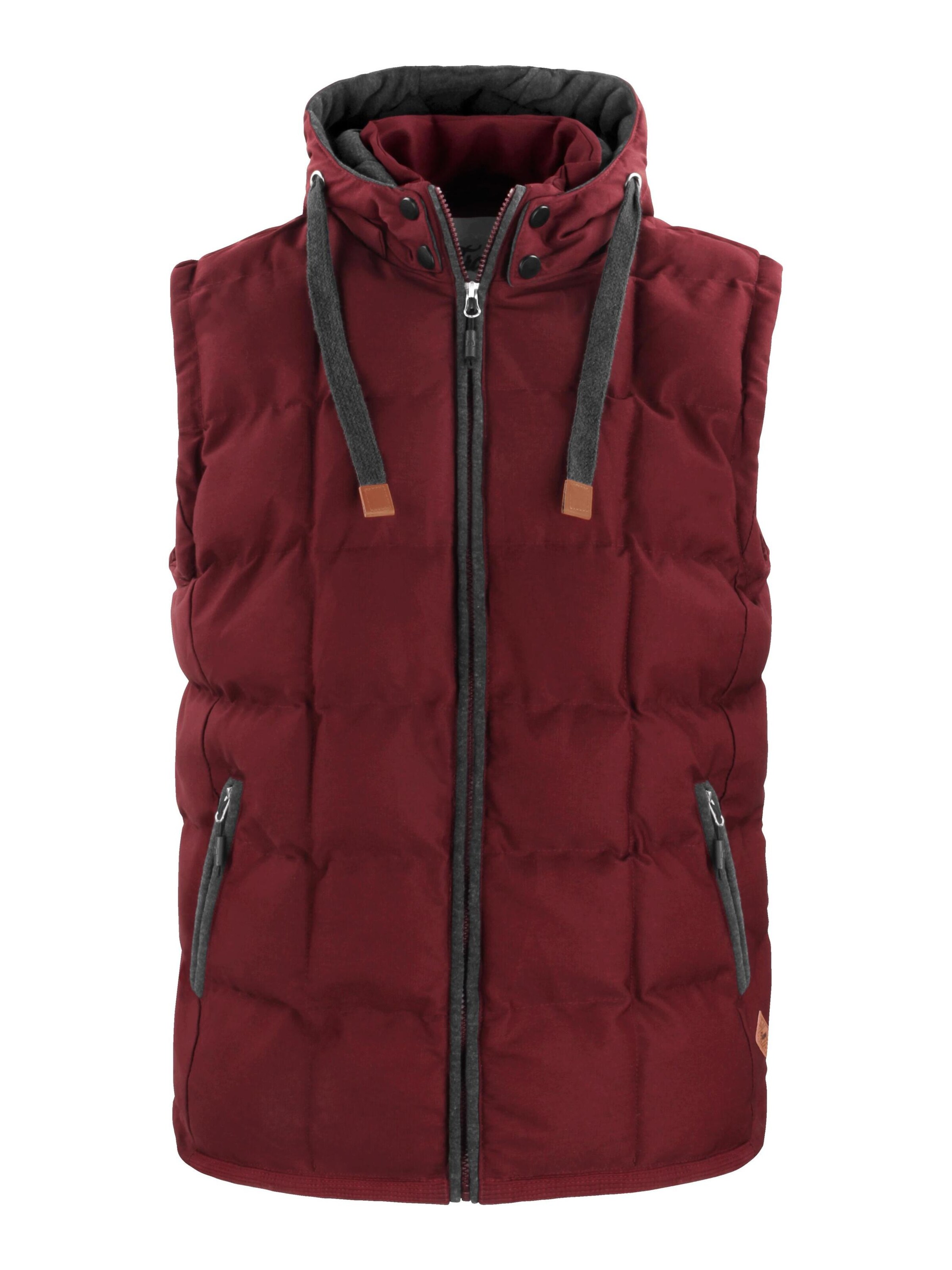 normani Sportbodywarmer 'Tropez' in Rood: voorkant