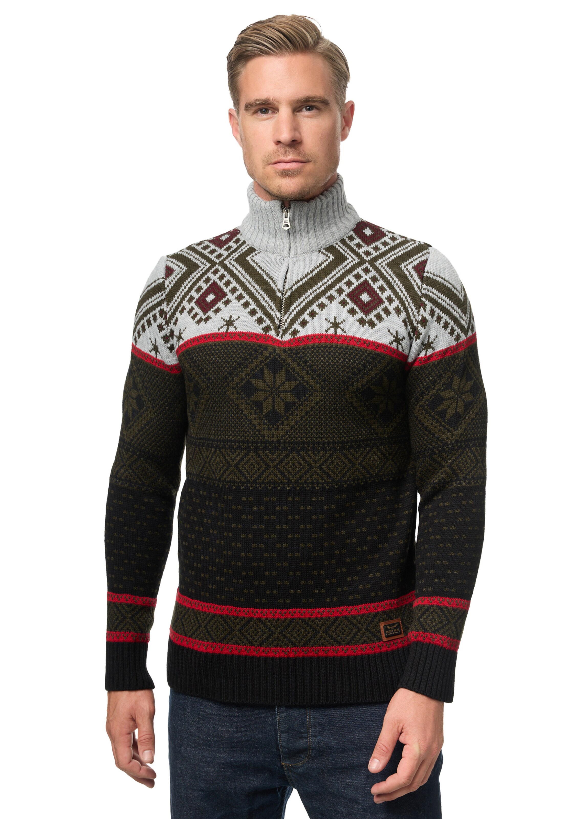 Rusty Neal Sweater in Brown: front