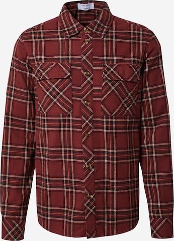 Coupe regular Chemise 'Ryan' DAN FOX APPAREL en rouge : devant