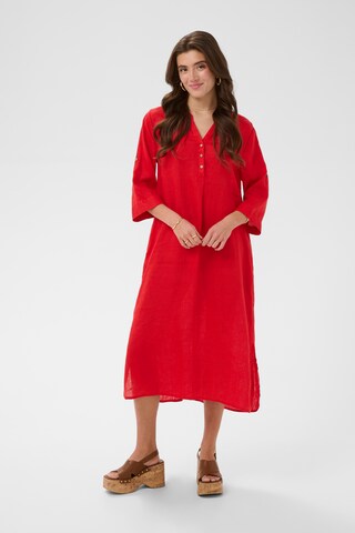 Cream Dress 'CRBellis' in Red: front
