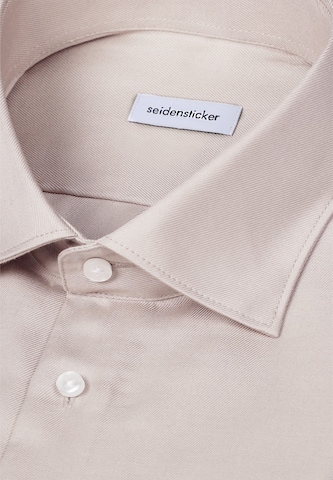 SEIDENSTICKER Regular Fit Hemd in Beige