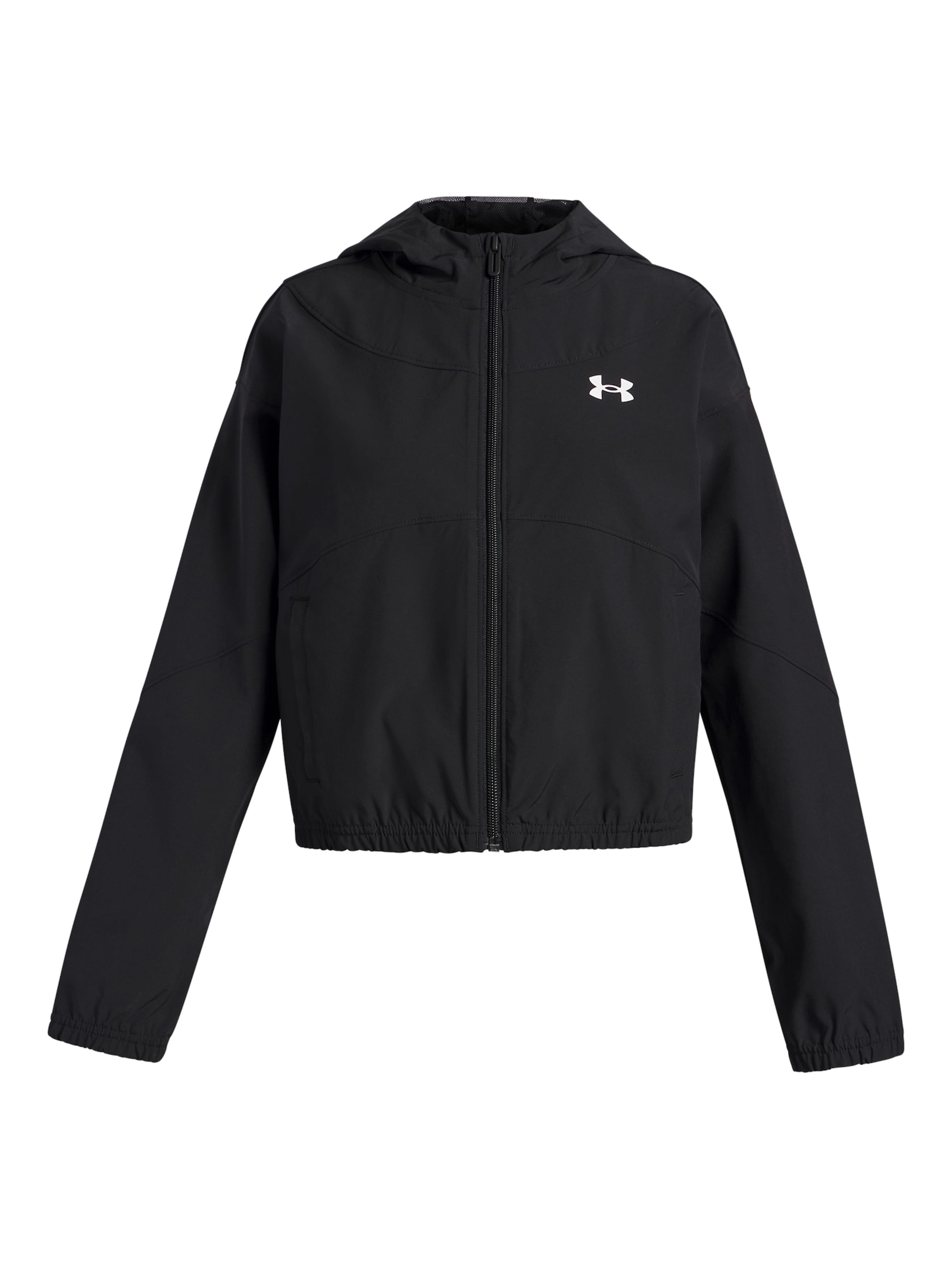 UNDER ARMOUR Sportjas 'Rival' in Zwart: voorkant