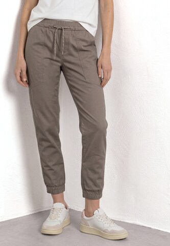 STREET ONE Slimfit Hose in Beige