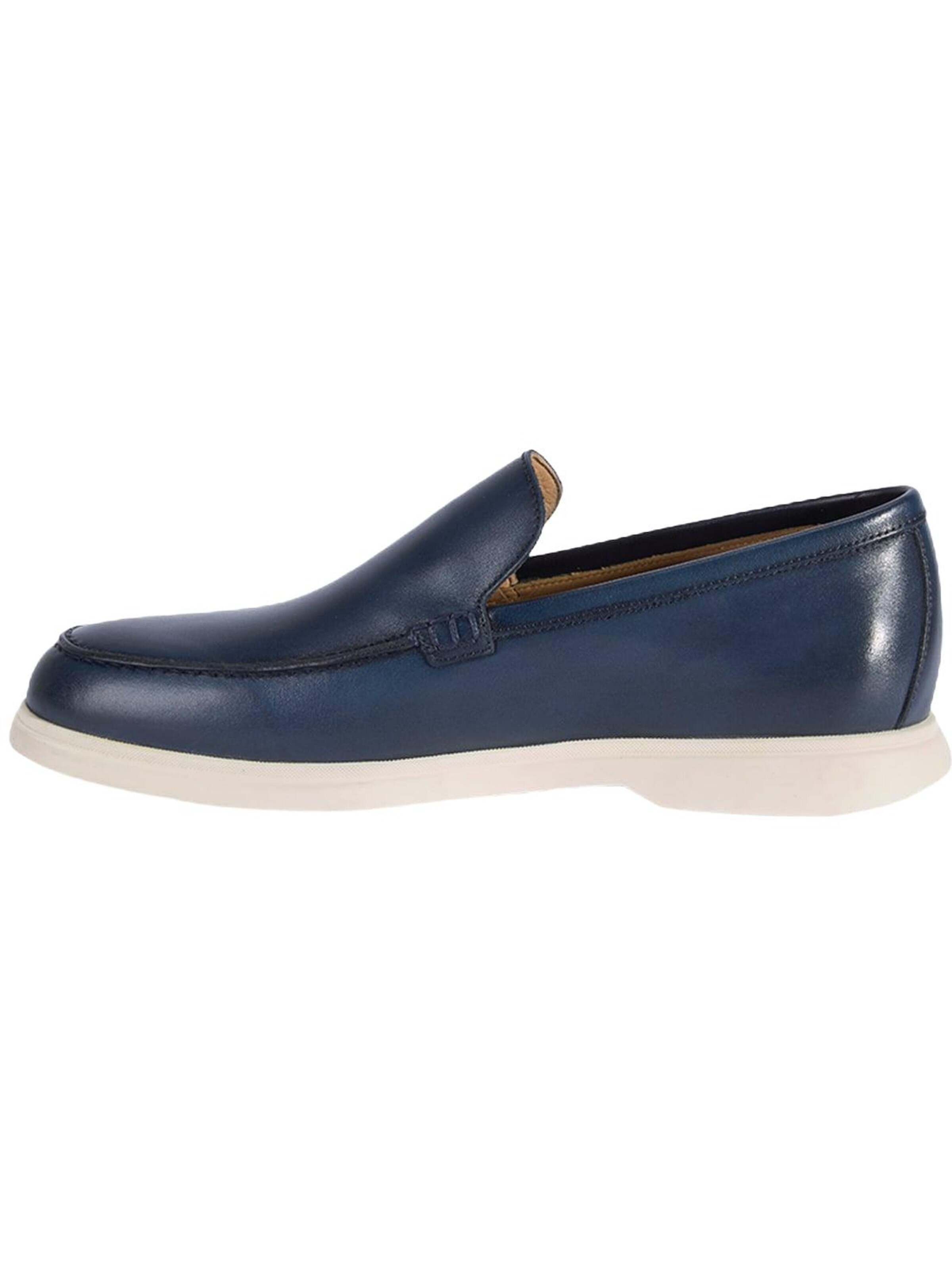 Chaussure basse 'Schnürschuhe' Desa en bleu : devant