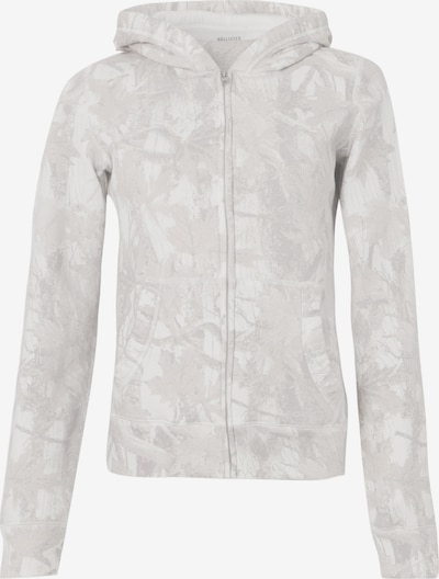 HOLLISTER Collegetakki värissä beigenharmaa / vaaleanharmaa / valkoinen, Tuotenäkymä