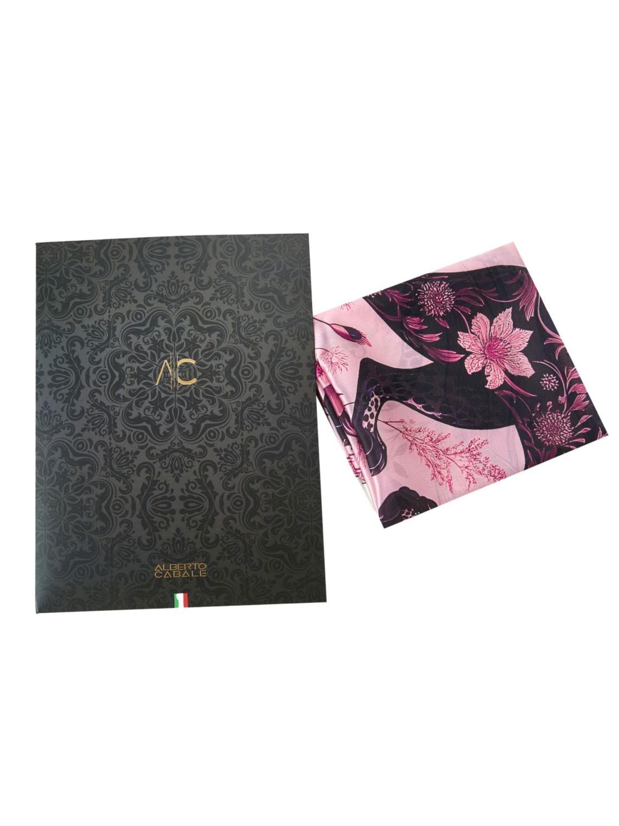 Écharpe 'Cléo' alberto cabale en rose