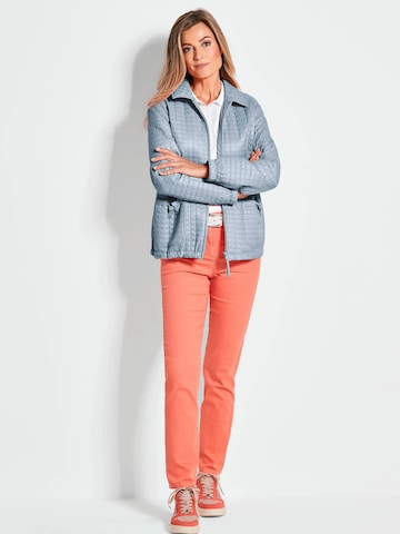 Goldner Jacke in Blau