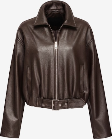 Veste mi-saison Ombre en marron : devant