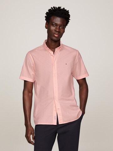 TOMMY HILFIGER Regular Fit Hemd in Pink: predná strana