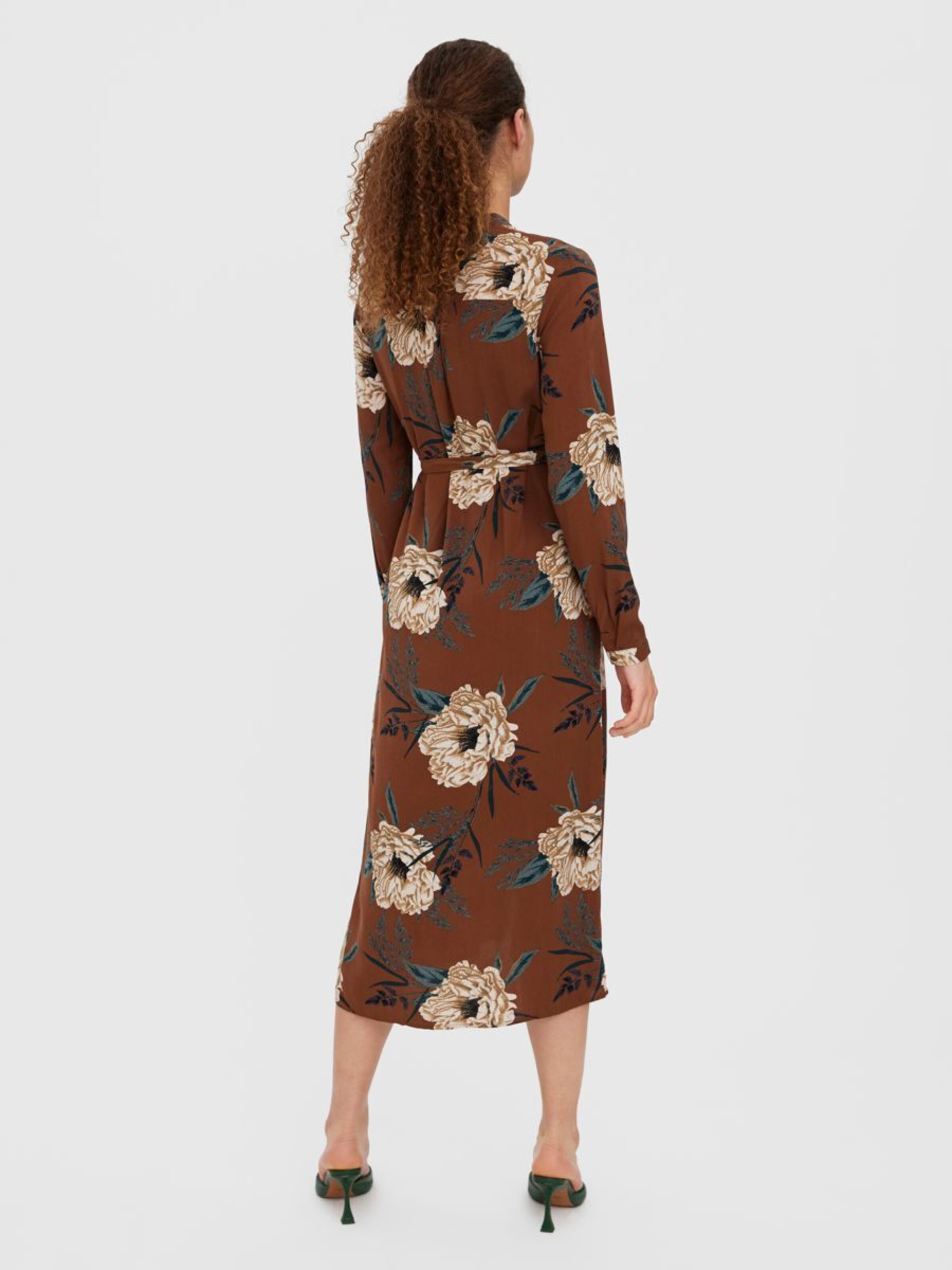 Frauen Große Größen VERO MODA Kleid in Rostbraun - EV85132 Frauen Große Größen VERO MODA Kleid in Rostbraun - EV85132