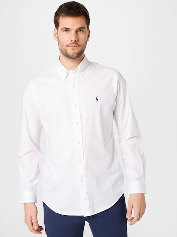 Polo Ralph Lauren Средняя посадка Рубашка в Белый: спереди