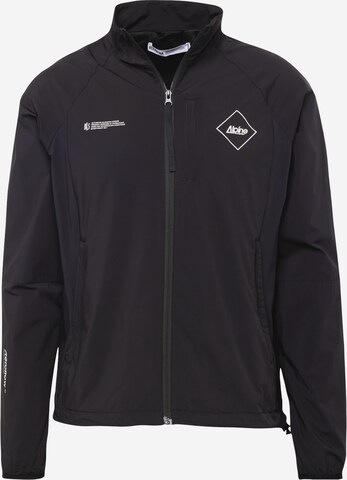 BLS HAFNIA Between-Season Jacket 'Alpine Track' in Black: front