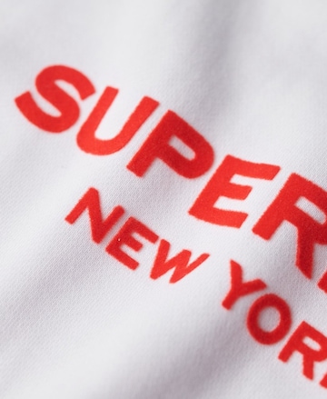 Sweat-shirt 'Sport Luxe' Superdry en blanc