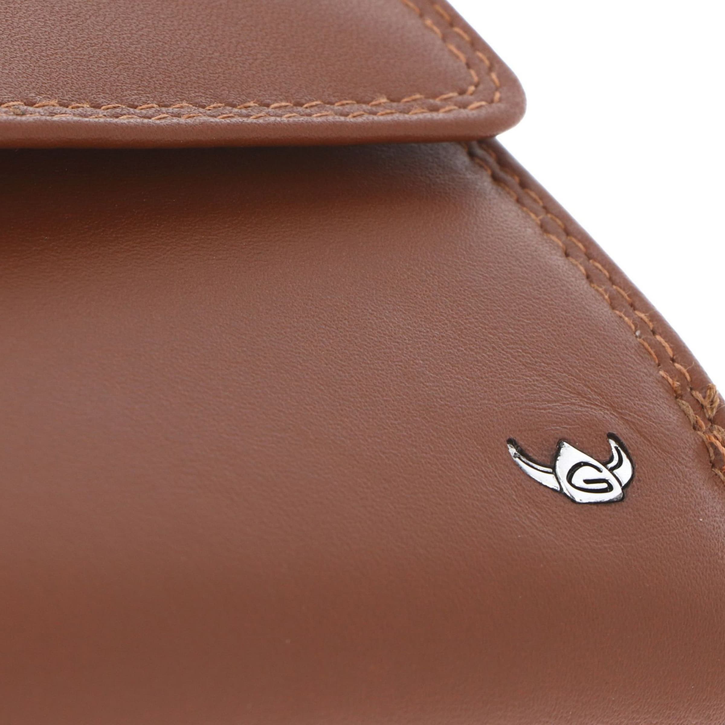 Portamonete 'Polo' di GOLDEN HEAD in marrone