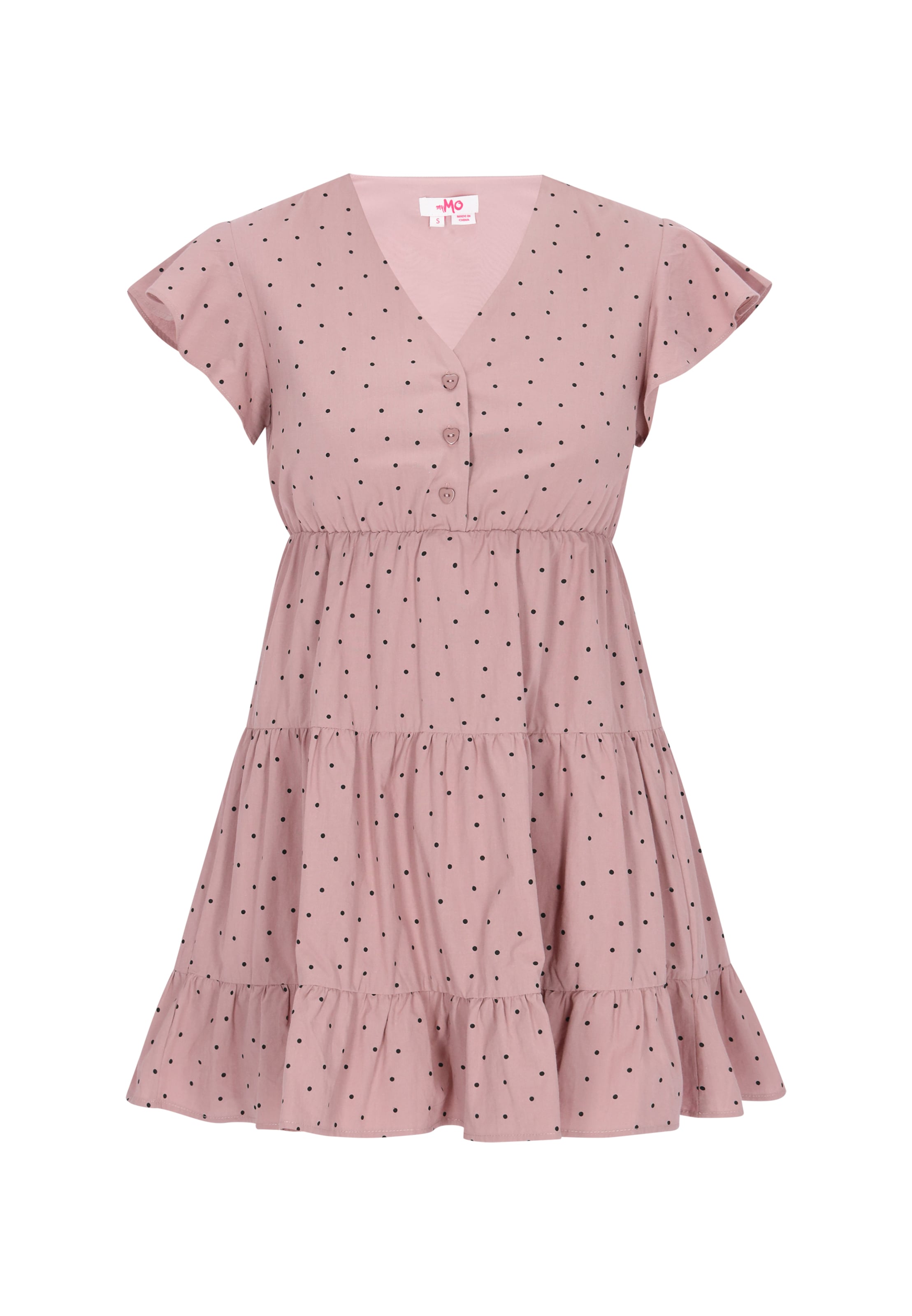 MYMO Robe d’été en lavande / noir, Vue avec produit