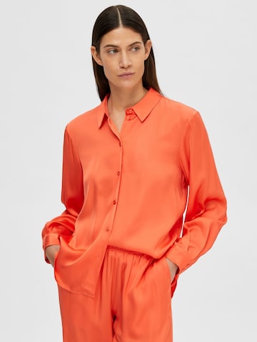 SELECTED FEMME Bluse in Orange