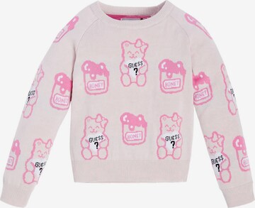 GUESS Sweater in Pink: front