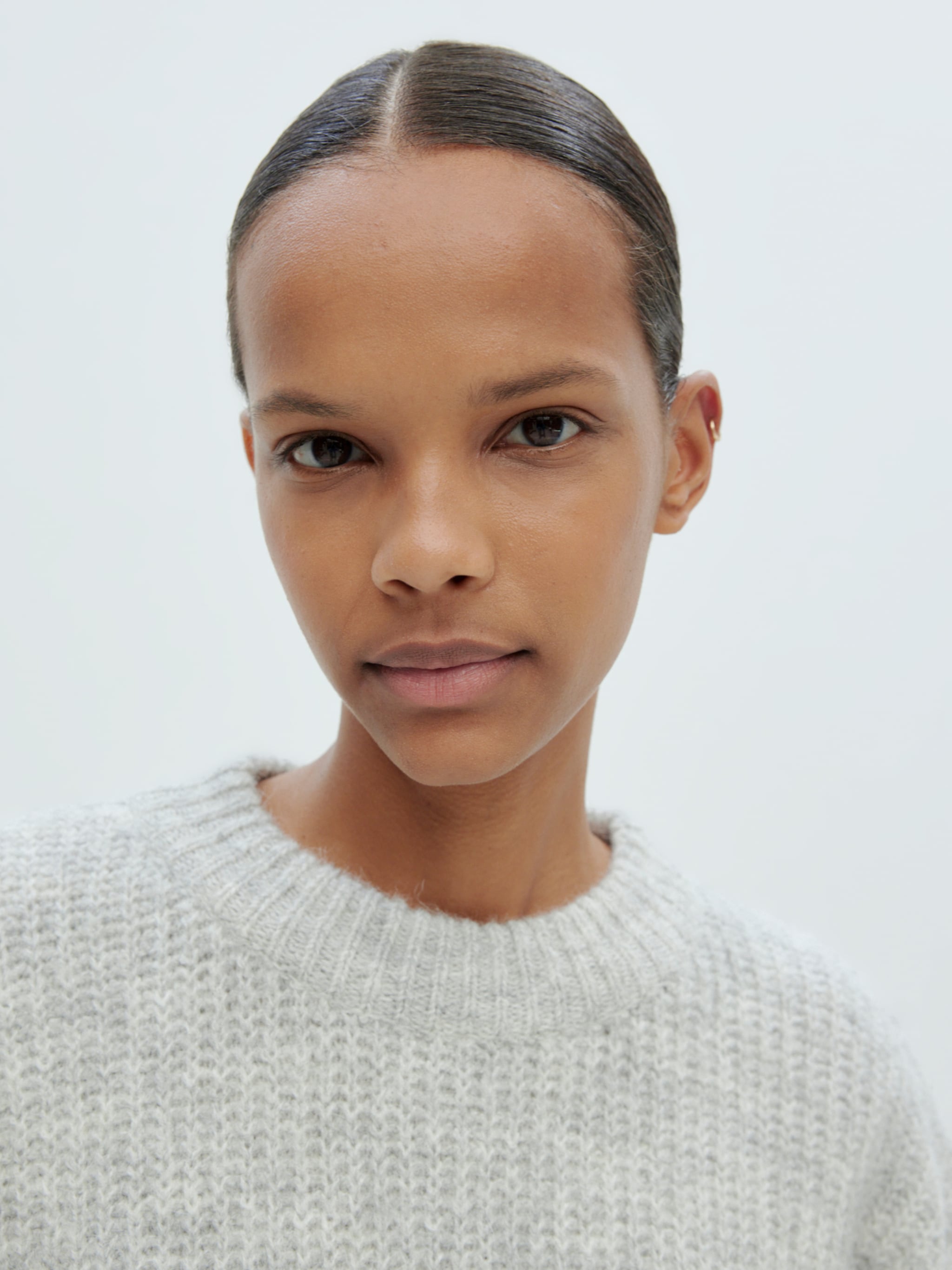 EDITED Producten Trui 'Yella' Grijs gemêleerd