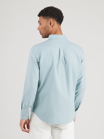 GAP Regularny krój Koszula 'BRANNAN' w kolorze niebieski: tył