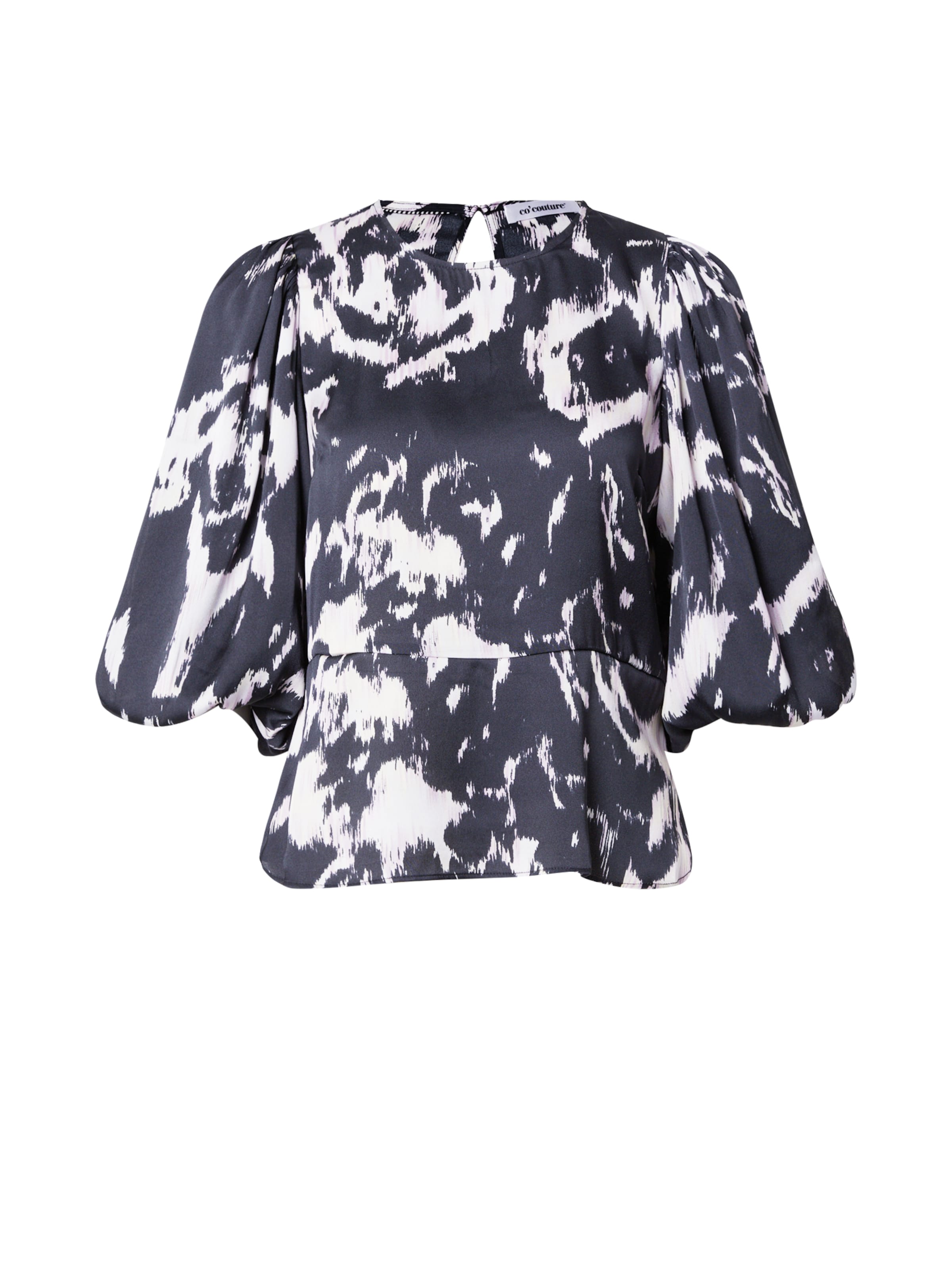 co'couture Bluse 'Mari' in Schwarz: Vorderseite