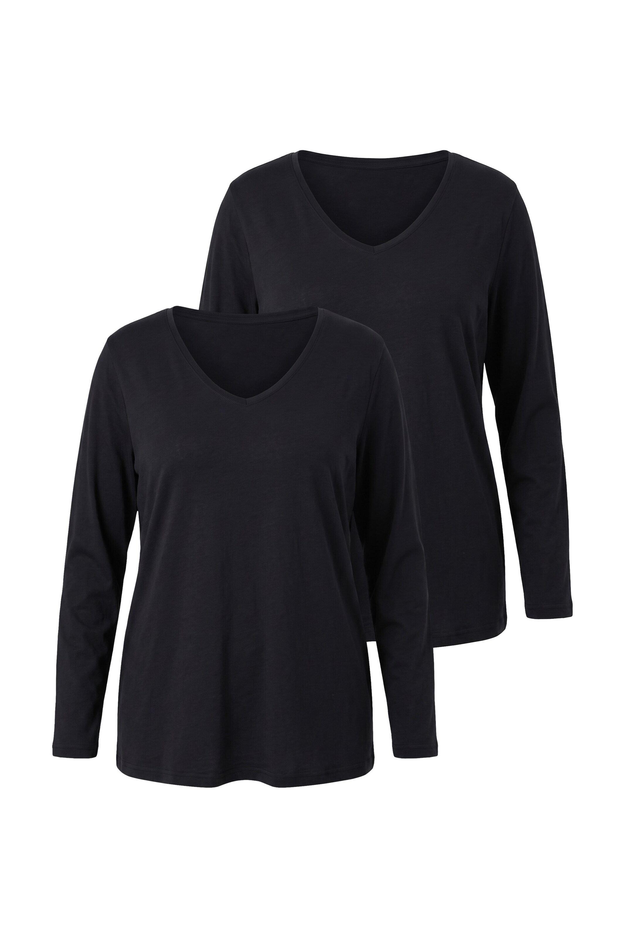Ulla Popken Shirt in Black: front