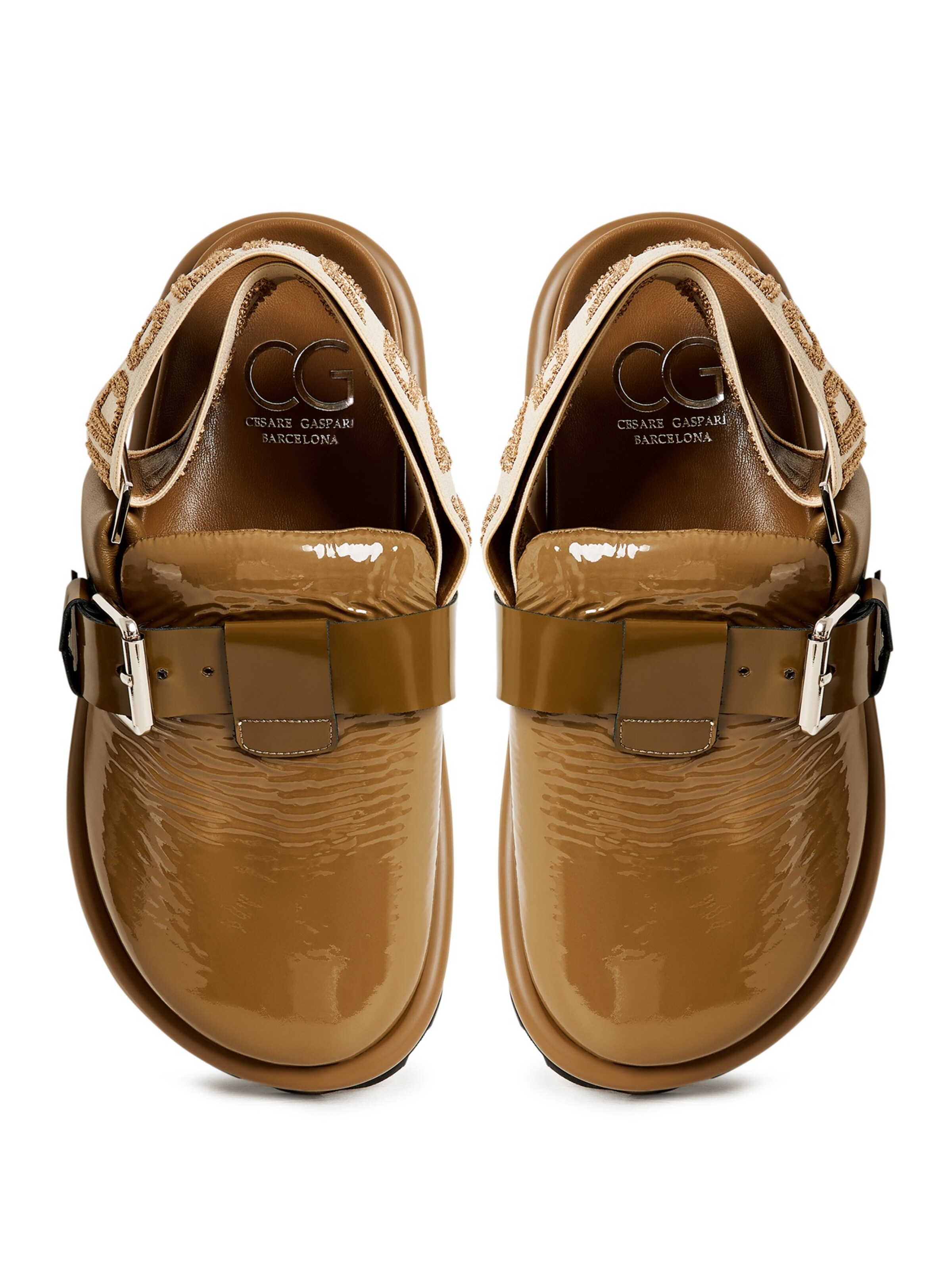 CESARE GASPARI Classic Flats in Beige