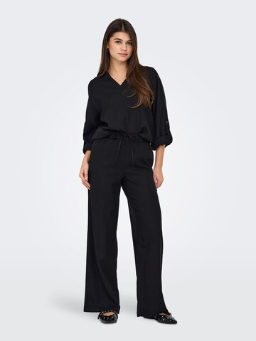 ONLY - Pierna ancha Pantalón 'ONLCARO' en negro