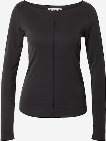 Aware Shirts 'MAGGIE' i sort: forside