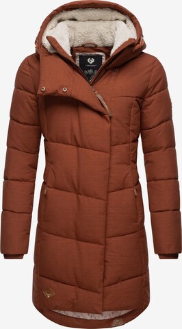 Manteau d’hiver 'Pavla' Ragwear en marron : devant