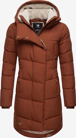 Manteau d’hiver 'Pavla' Ragwear en marron : devant