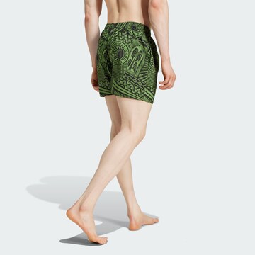 ADIDAS SPORTSWEAR Sportbadeshorts 'Addas x Farm Rio' in Grün