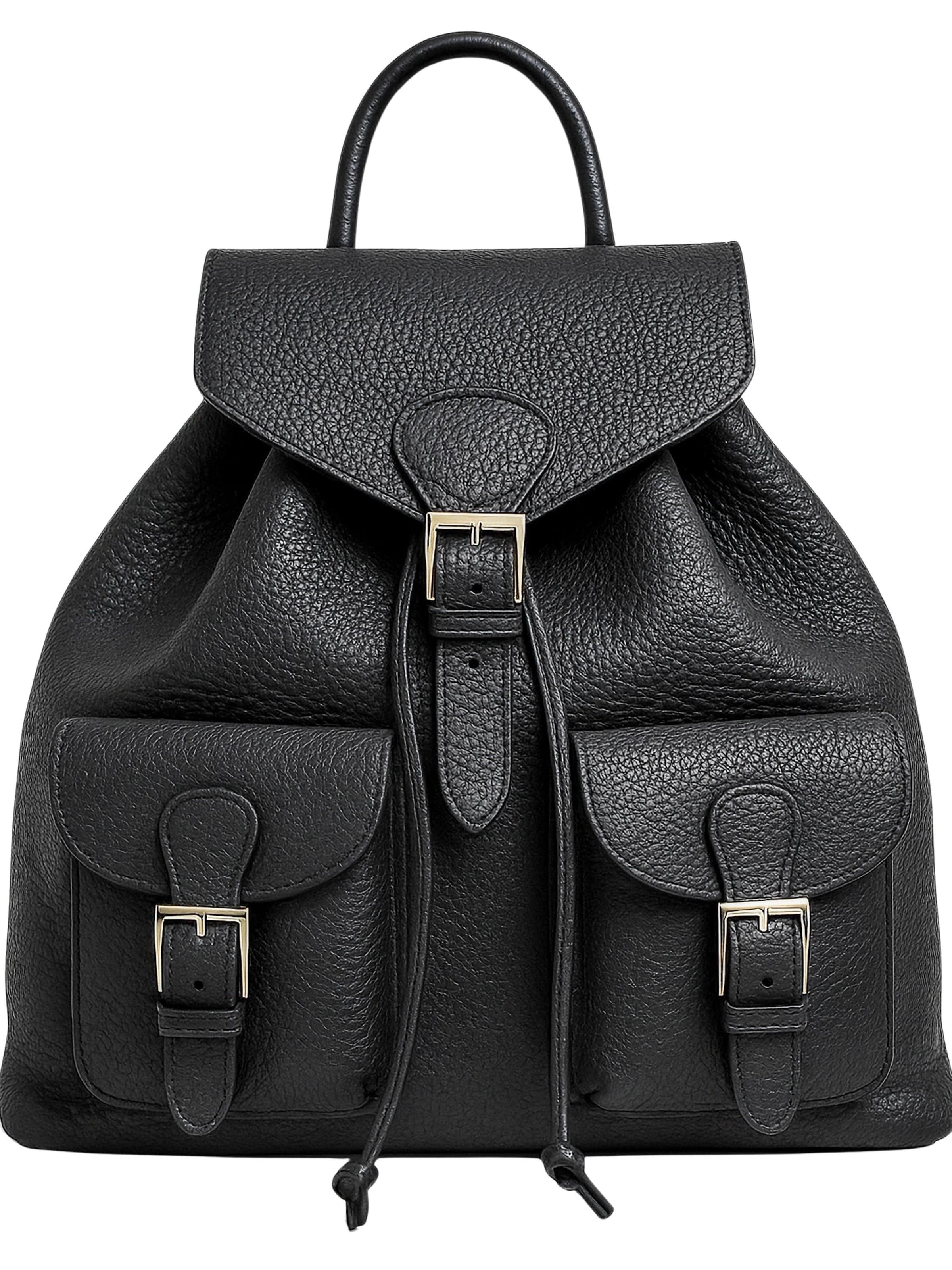 COLLEZIONE ALESSANDRO Backpack 'Chicaletta' in Black