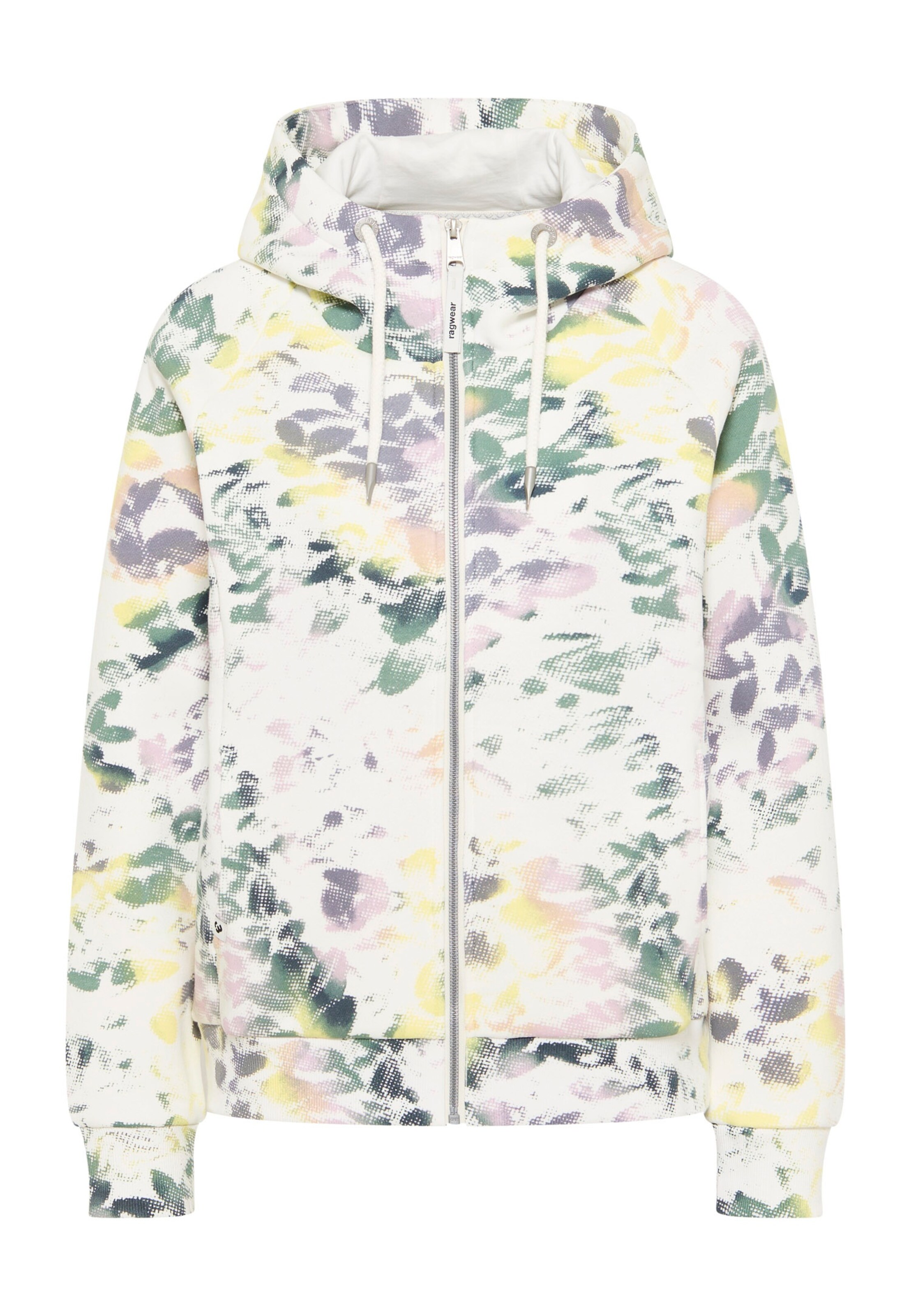 Ragwear Sweatjacke in Weiß: Vorderseite