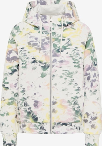 Ragwear Sweatjacke in Weiß: Vorderseite