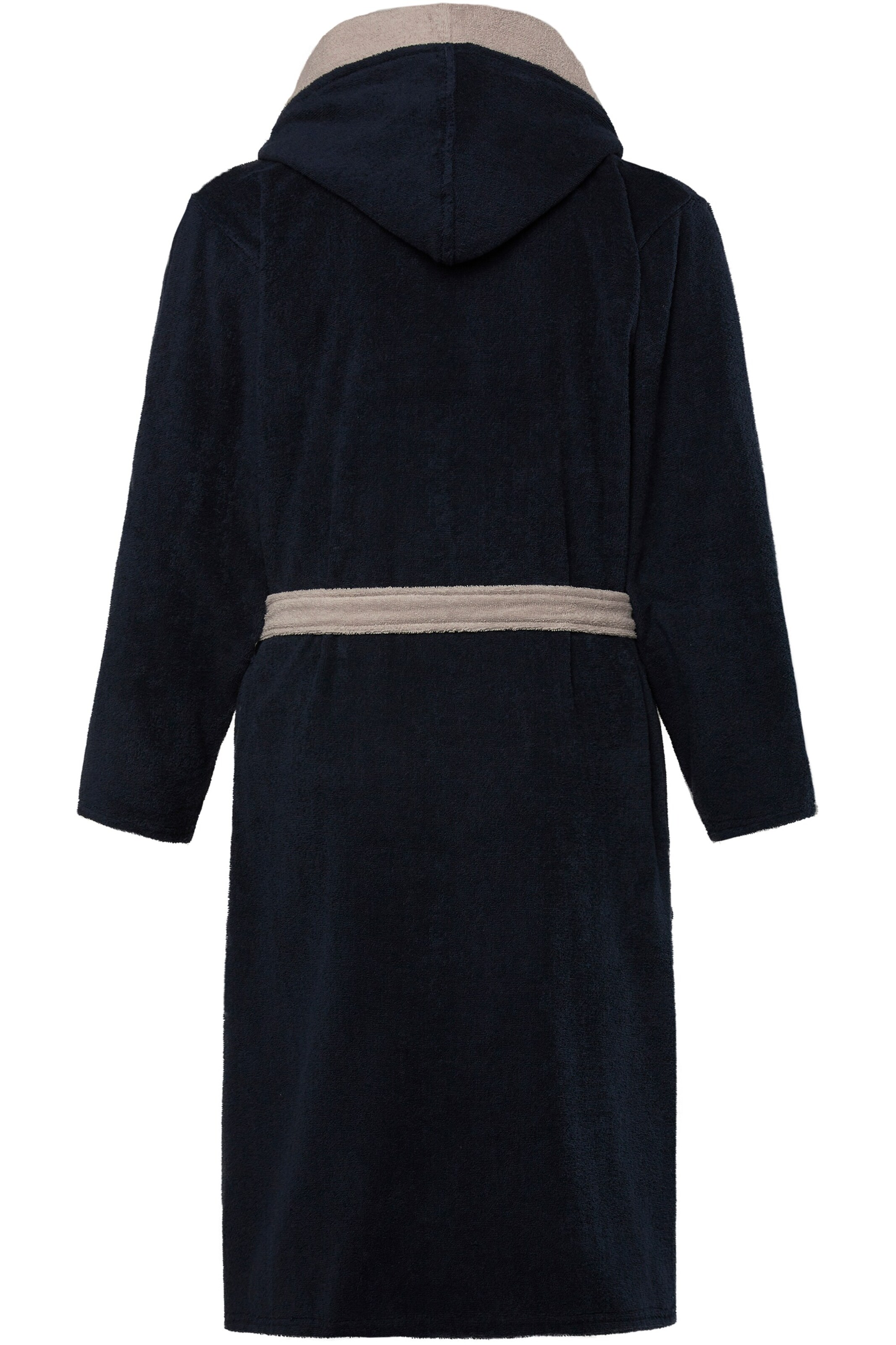 Men Plus Badjas lang  in Zwart