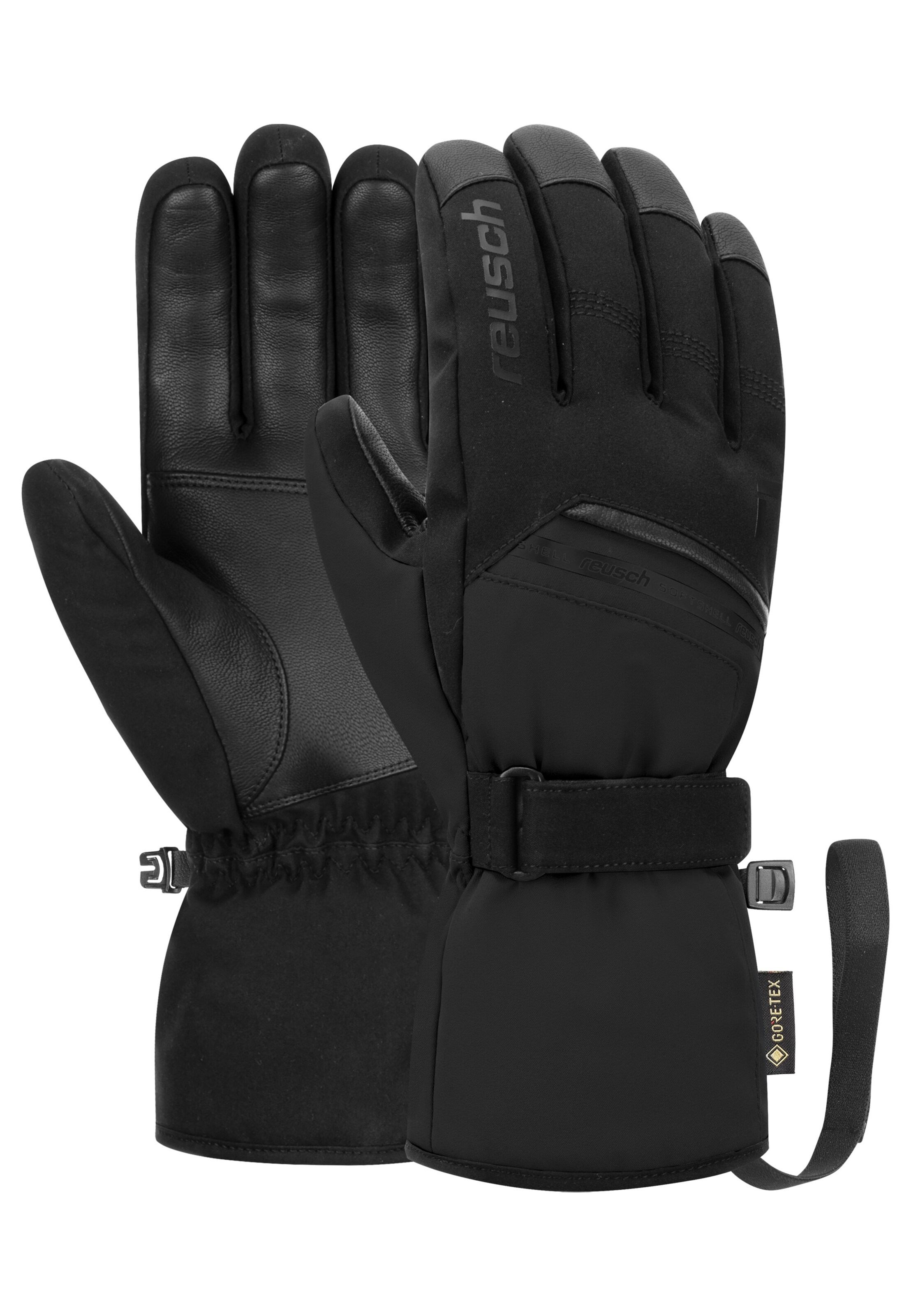 REUSCH Fingerhandschuhe 'Morris GORE-TEX' in Schwarz: Vorderseite