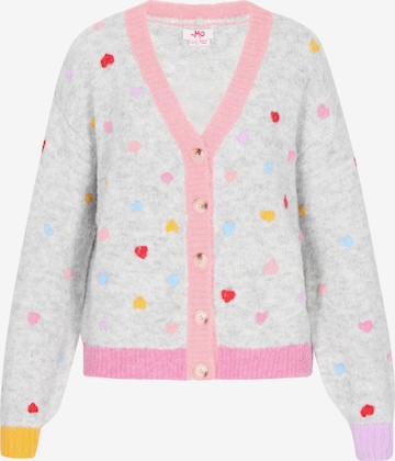 MYMO Πλεκτή ζακέτα σε γκρι: μπροστά