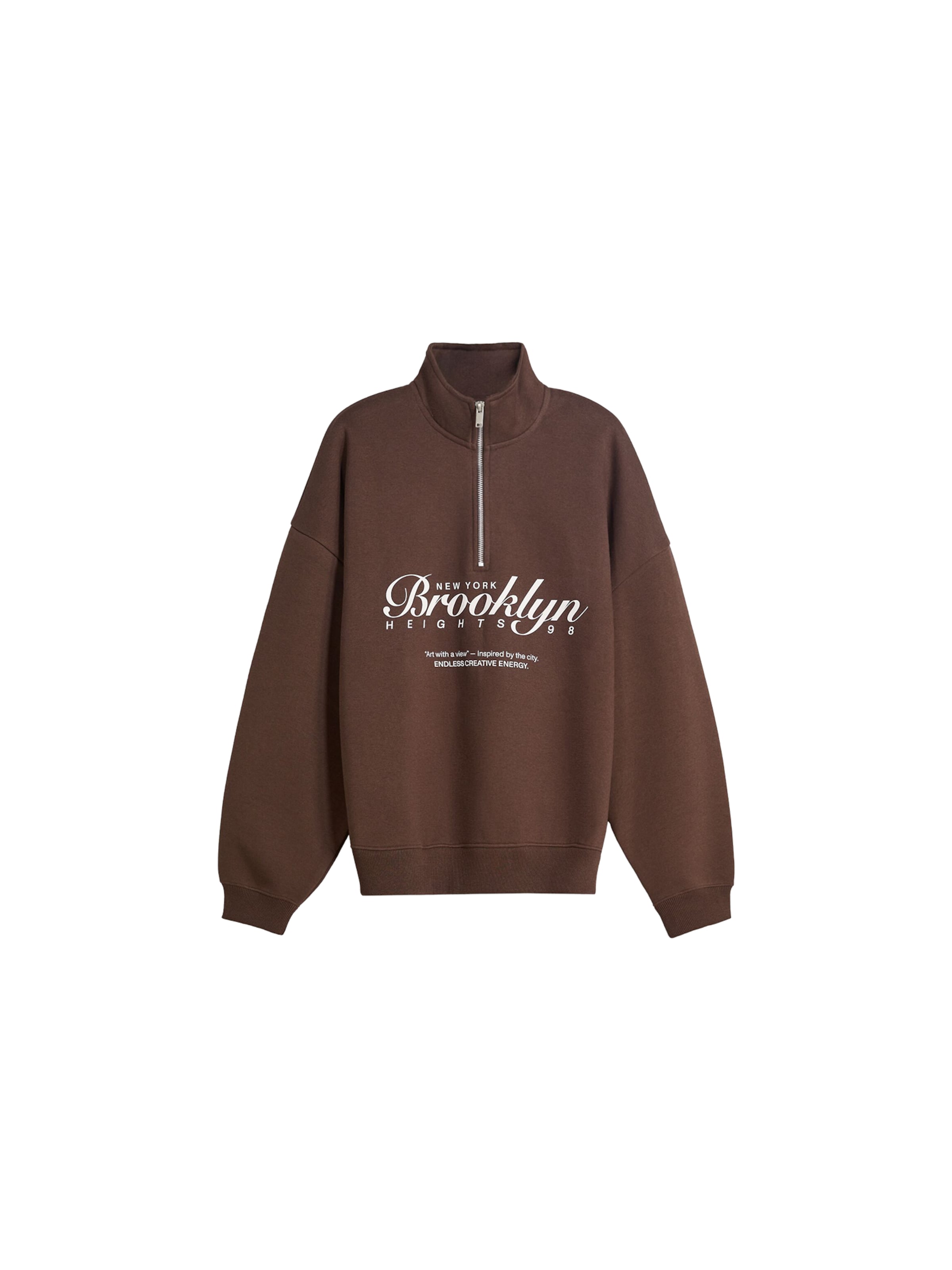 Bershka Sweatshirt i brun: forside