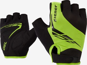 ZIENER Athletic Gloves 'CENIZ' in Black: front