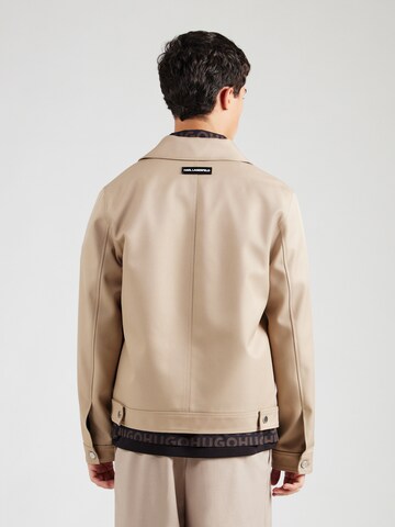 Karl Lagerfeld Přechodná bunda – béžová: zadní strana